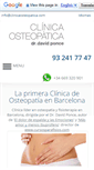 Mobile Screenshot of clinicaosteopatica.com